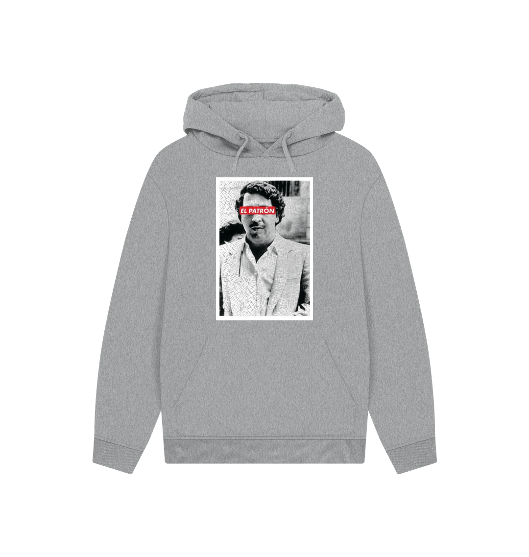 Athletic Grey Printed Hoody Front