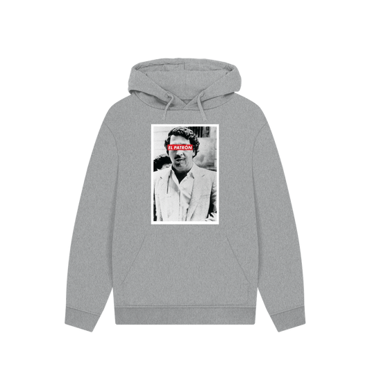 Athletic Grey Printed Hoody Front