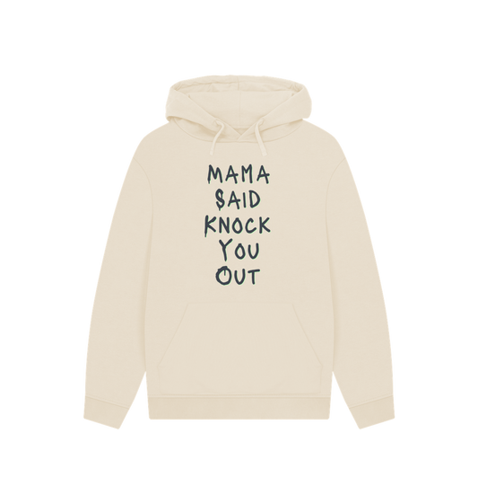 Oat Printed Hoody Front