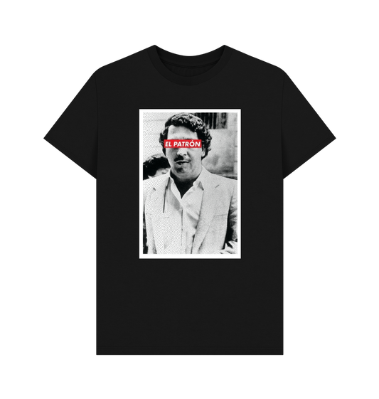 Black Printed T-shirt Front