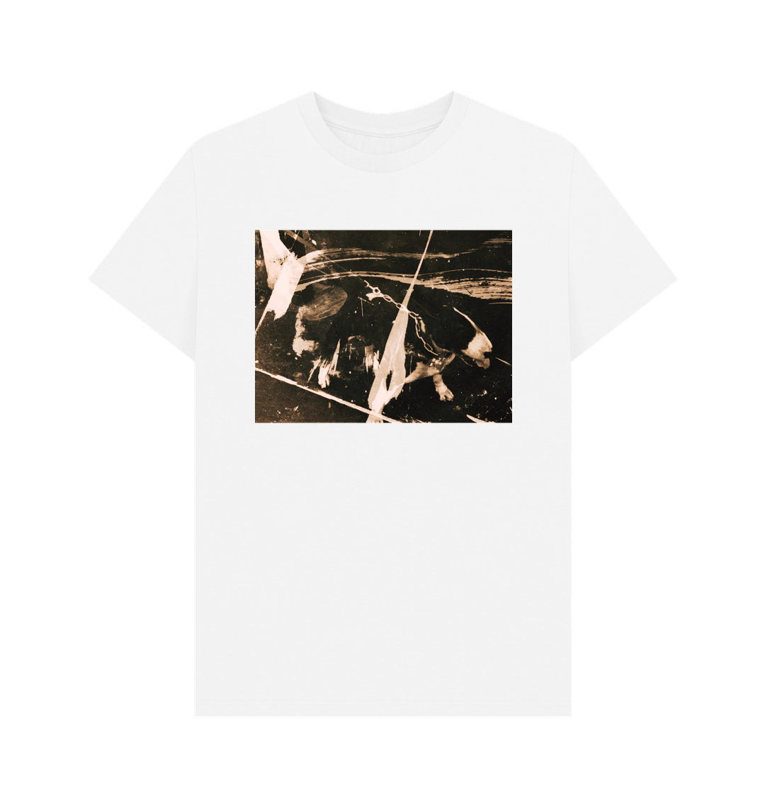 White Printed T-shirt Front