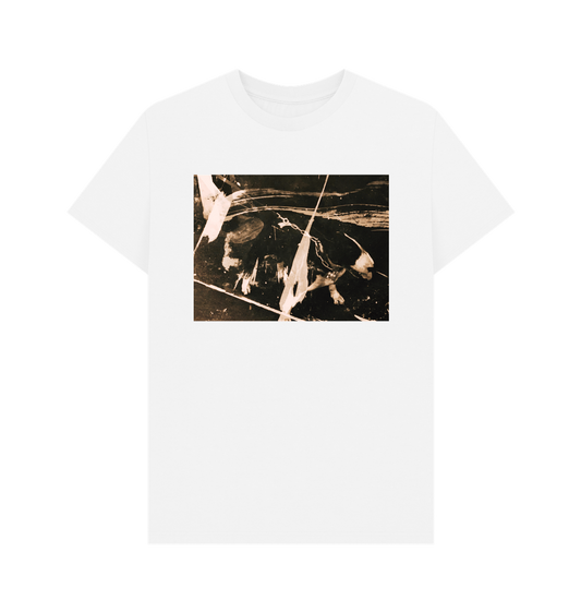 White Printed T-shirt Front