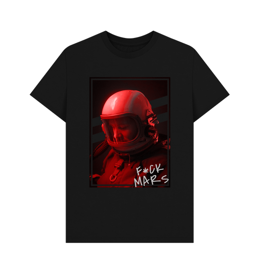 Black Printed T-shirt Front