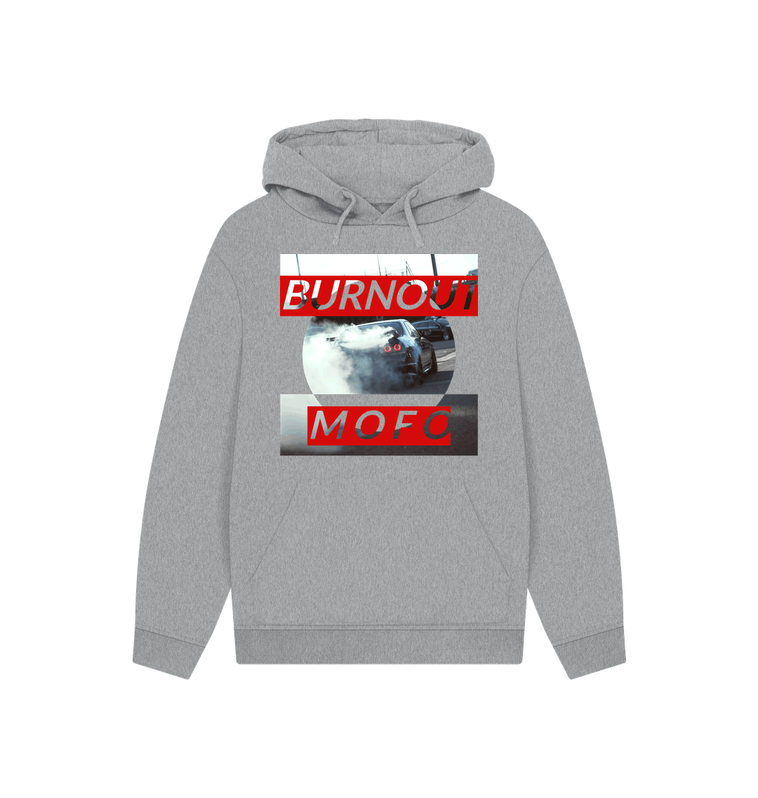 Athletic Grey Printed Hoody Front