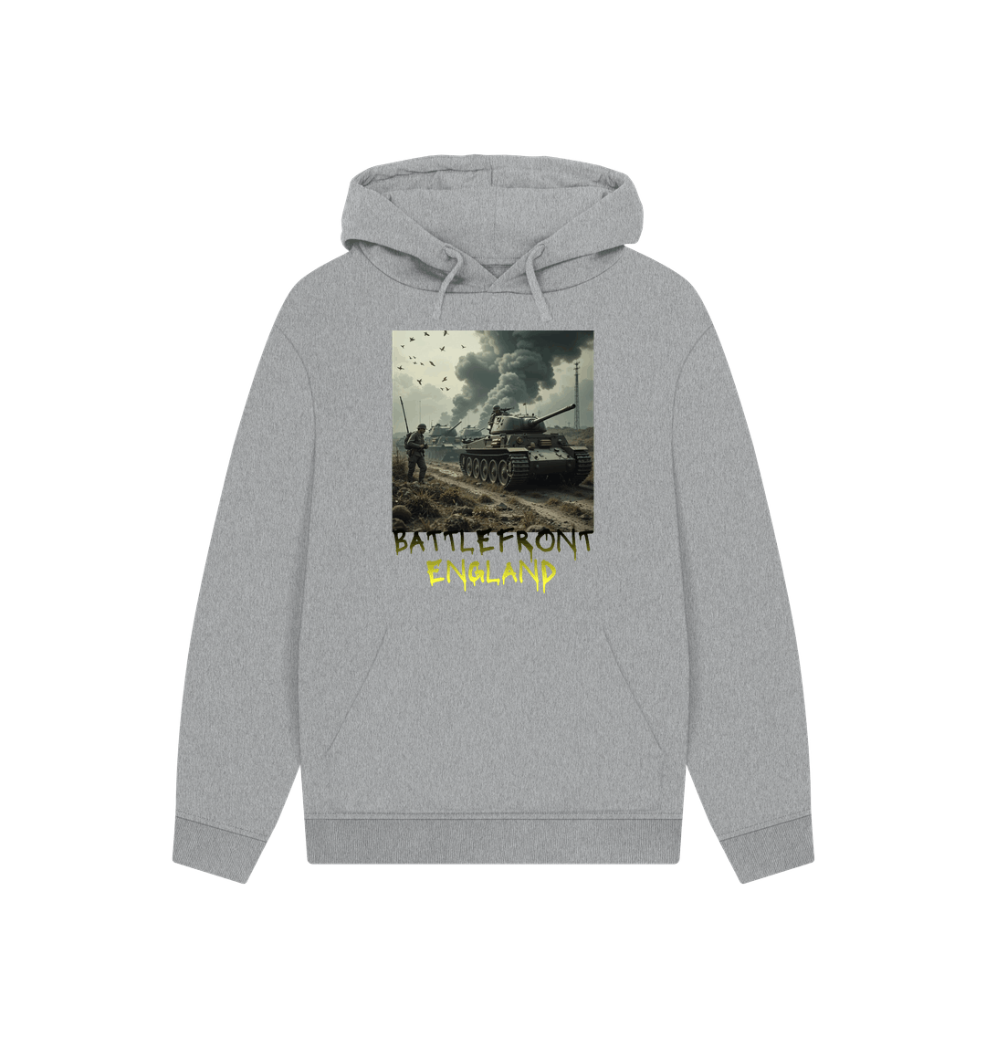 Athletic Grey Printed Hoody Front