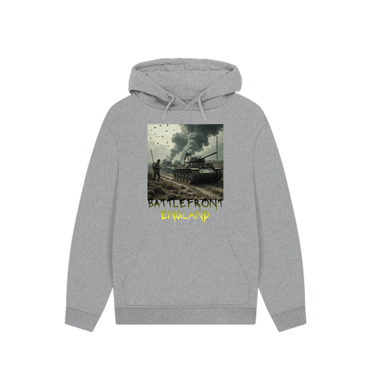 Athletic Grey Printed Hoody Front