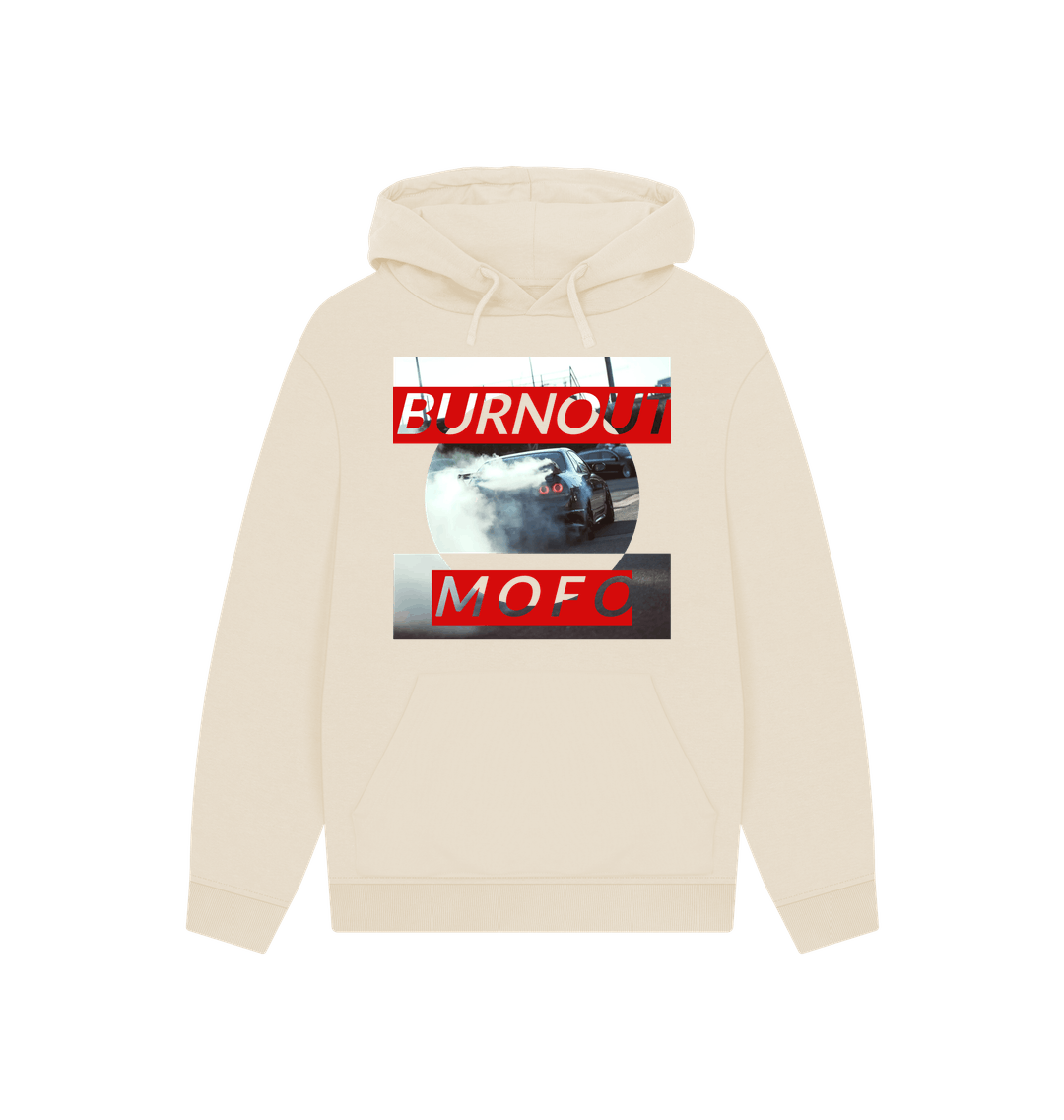 Oat Printed Hoody Front