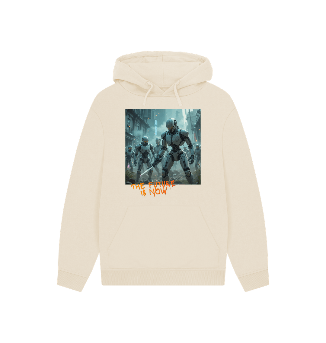 Oat Printed Hoody Front