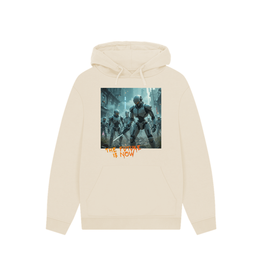 Oat Printed Hoody Front