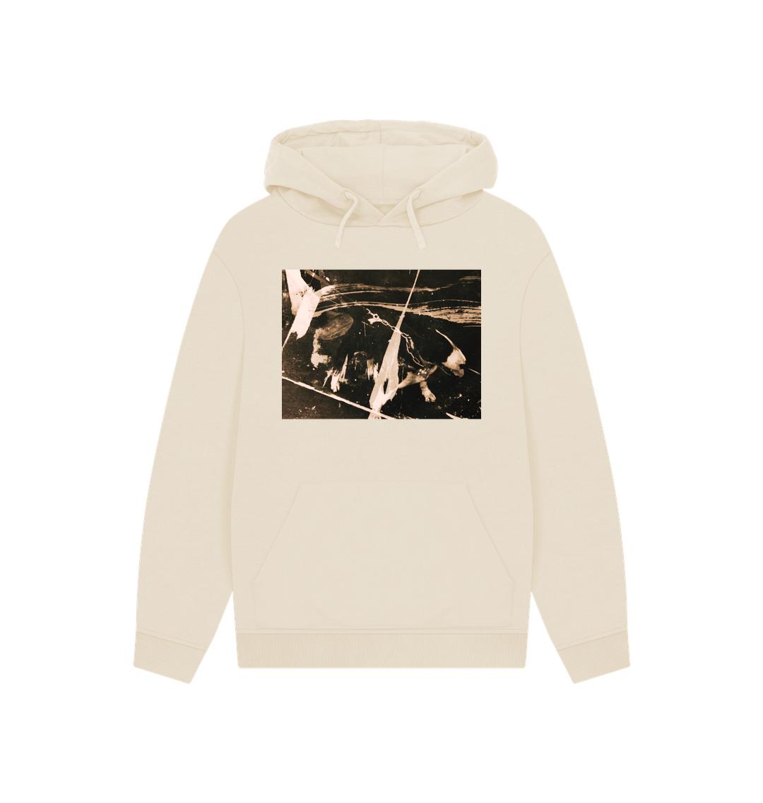 Oat Printed Hoody Front