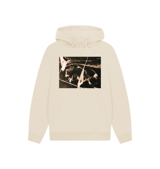 Oat Printed Hoody Front