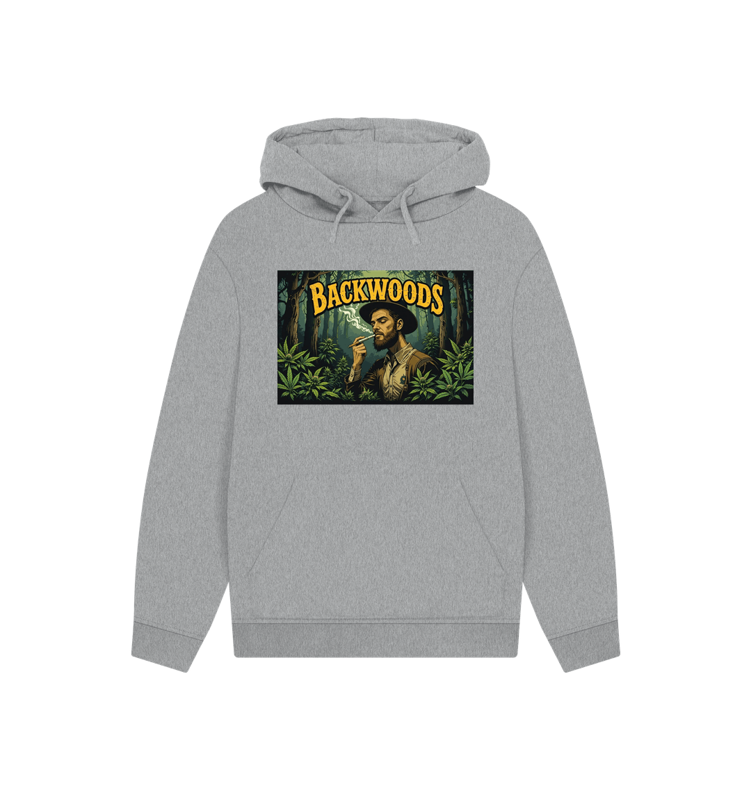 Athletic Grey Printed Hoody Front