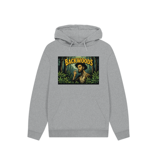 Athletic Grey Printed Hoody Front