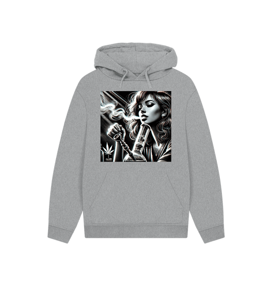 Athletic Grey Printed Hoody Front