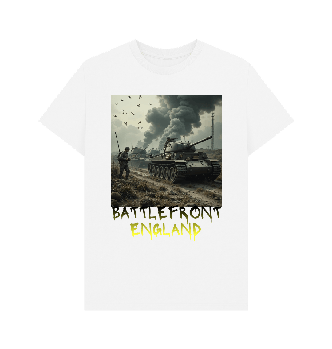 White Printed T-shirt Front