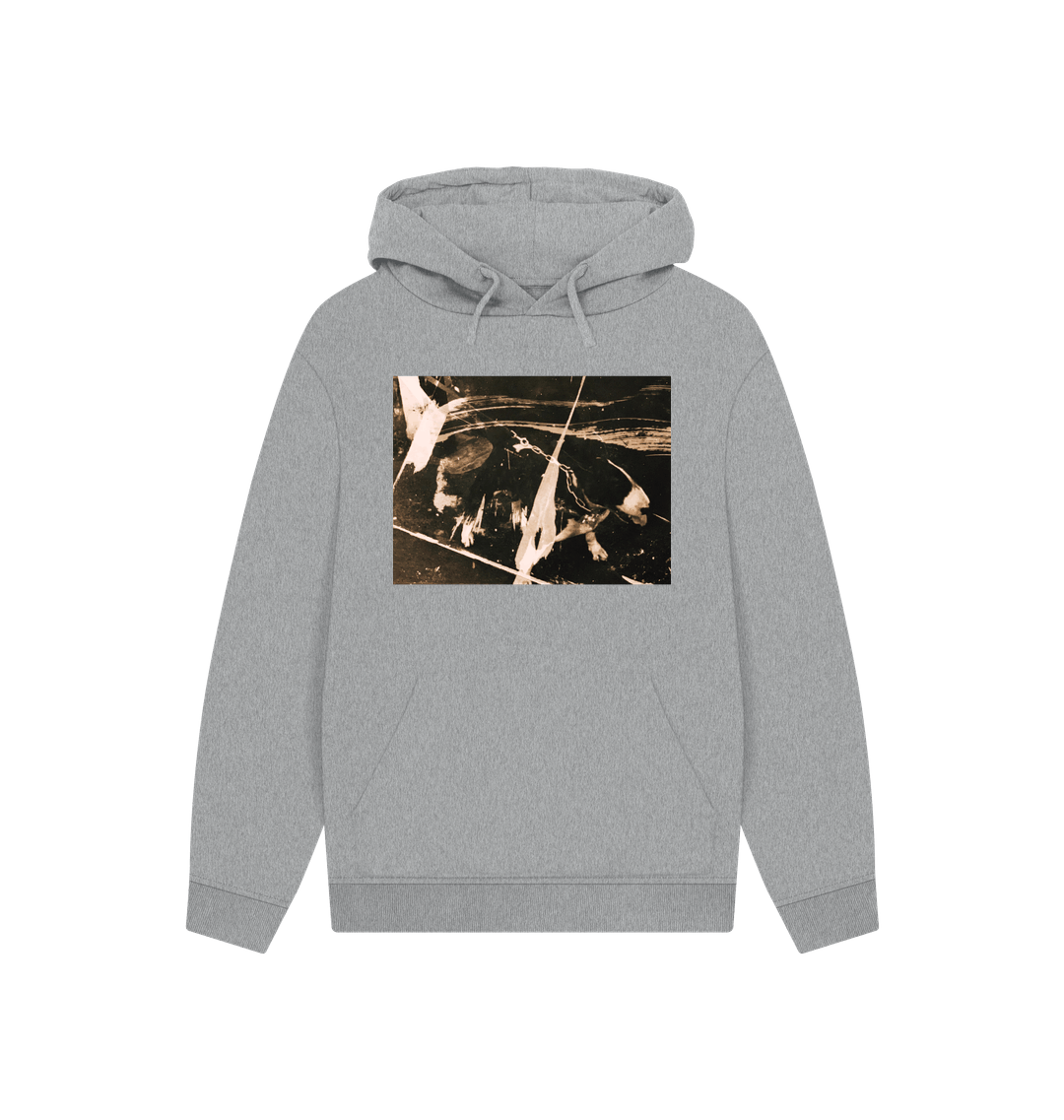 Athletic Grey Printed Hoody Front