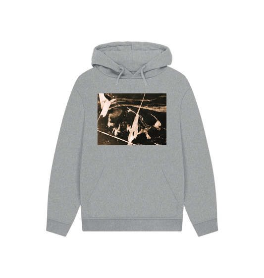 Athletic Grey Printed Hoody Front