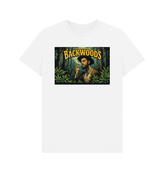 White Printed T-shirt Front