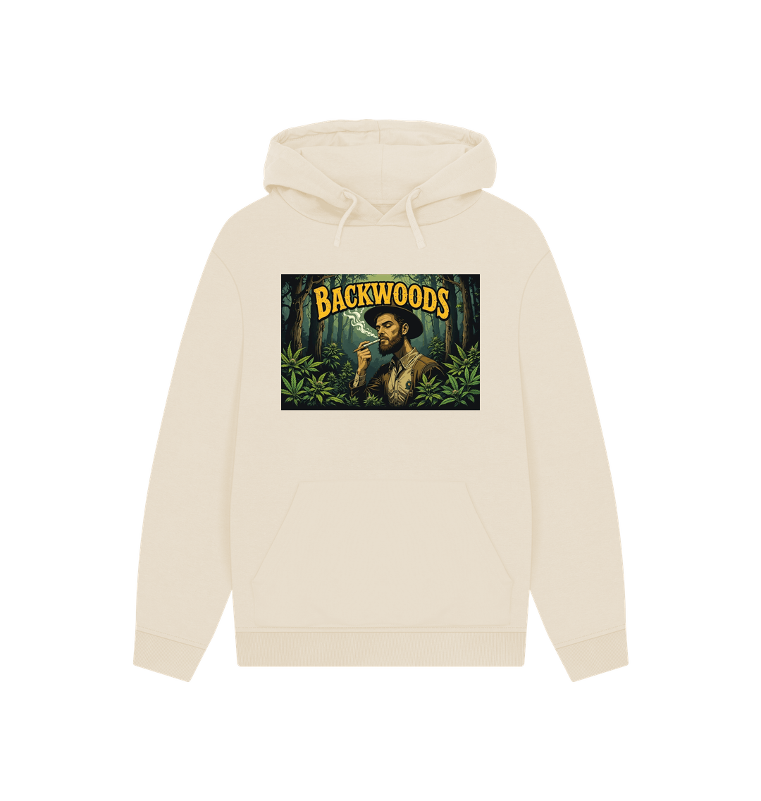 Oat Printed Hoody Front