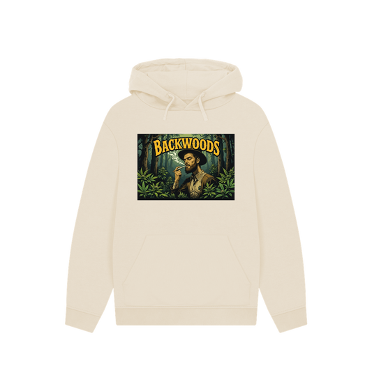 Oat Printed Hoody Front