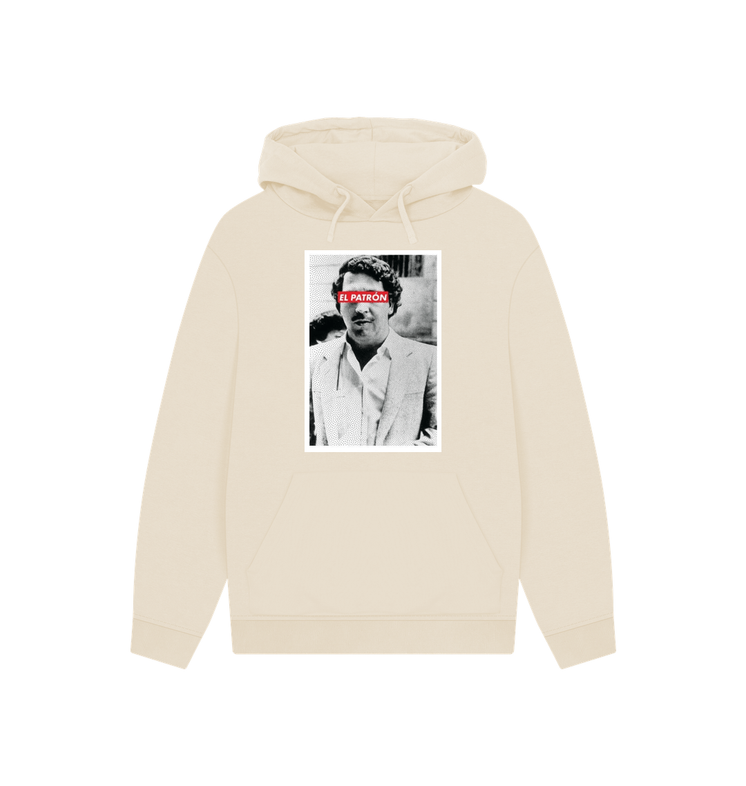 Oat Printed Hoody Front