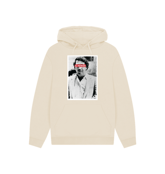 Oat Printed Hoody Front