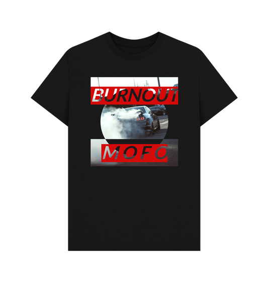 Black Printed T-shirt Front